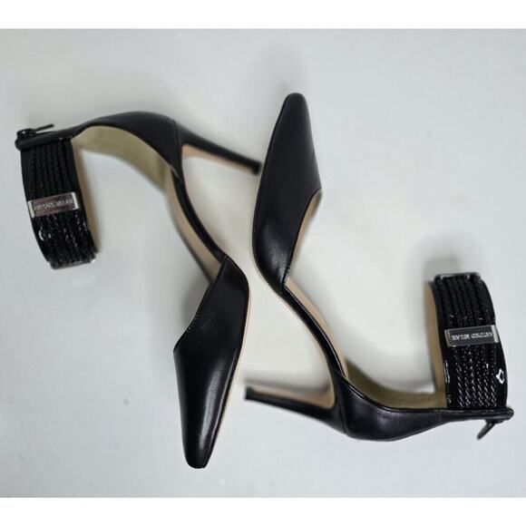 ANTONIO MELANI STRAPPY HEELS "CRIMSON" ANKLE STRAP 9.5 M BLACK - Picture 5 of 10